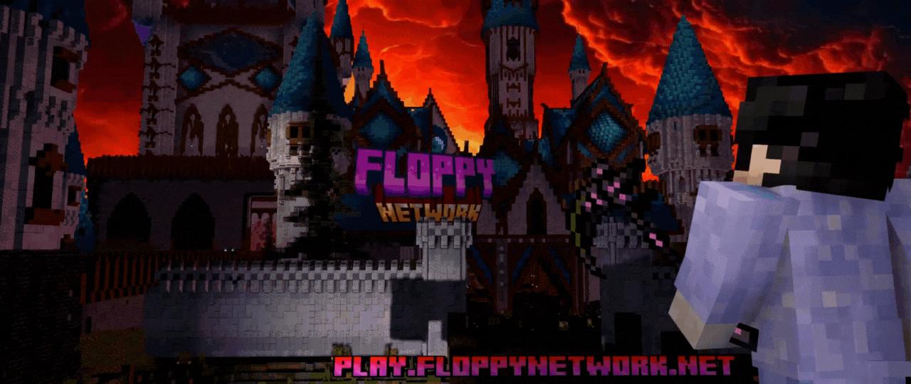 Discovery splash banner for FloppyNetwork Discord server