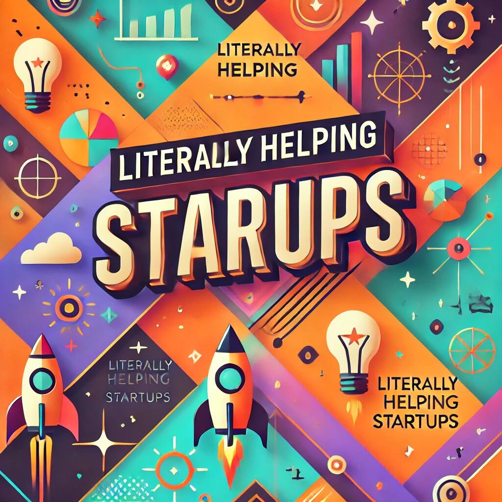 Discovery splash banner for Literally Helping Startups Discord server