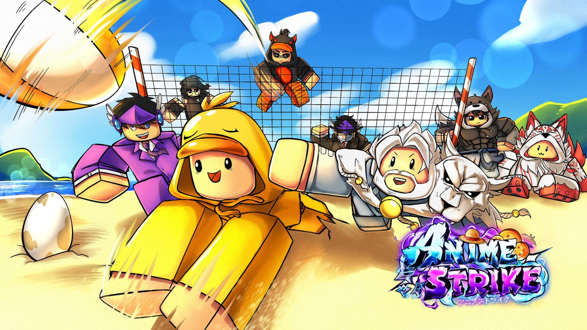 Discovery splash banner for Anime Strike Discord server