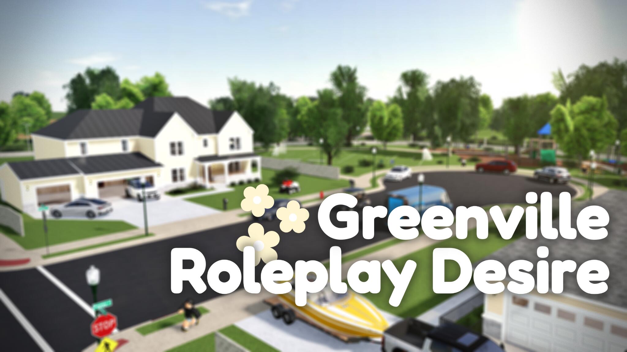 Discovery splash banner for Greenville Roleplay Desire 🌼 Discord server