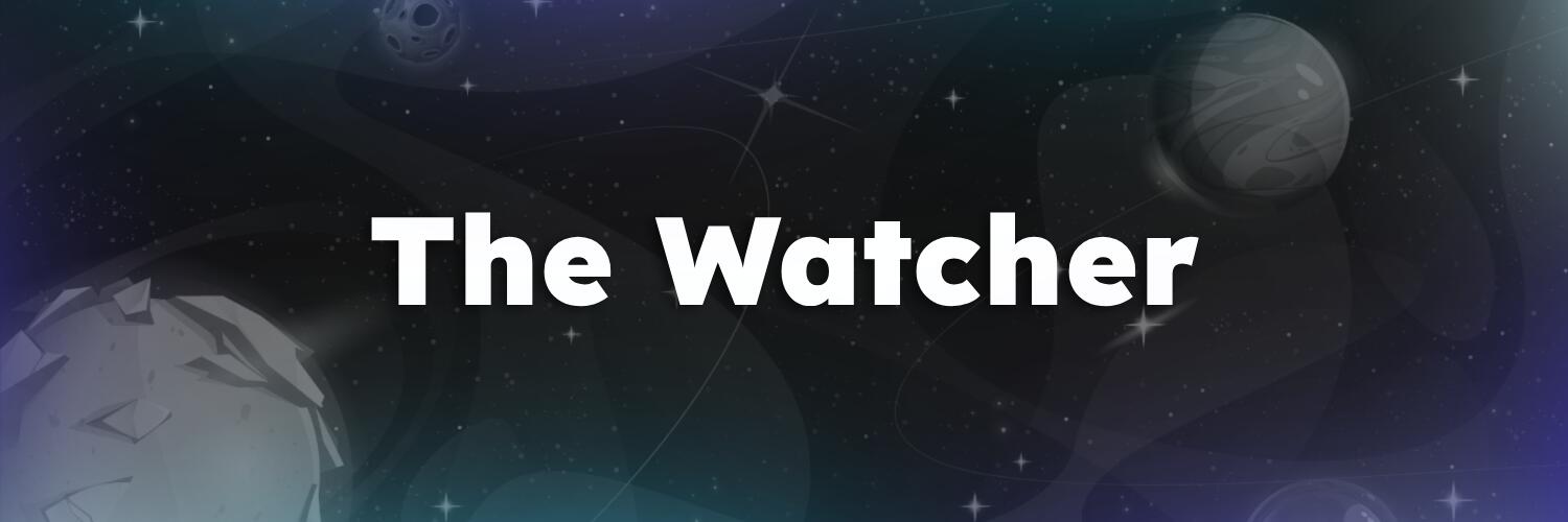 Discovery splash banner for The Watcher BGSI.IO Discord server