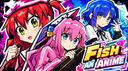 Discovery splash banner for Fish an Anime RNG | Trading & Values Discord server