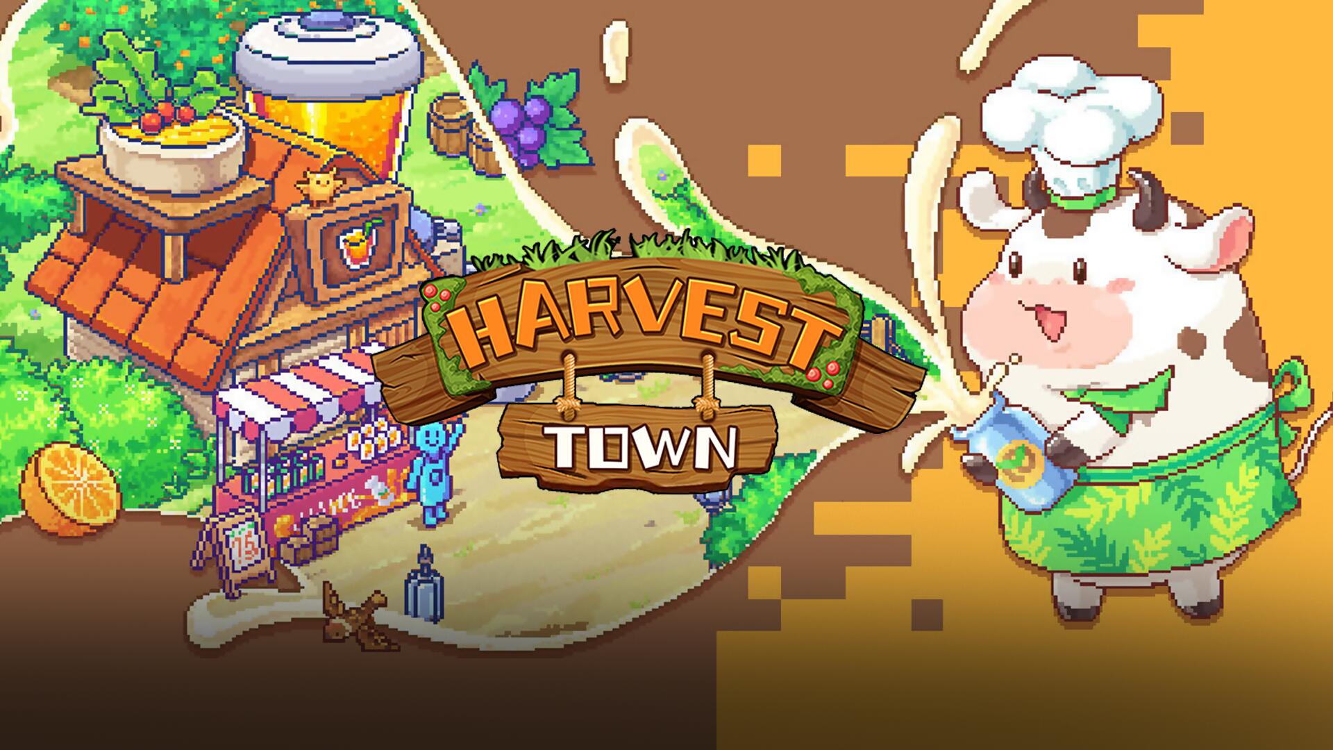 Discovery splash banner for Harvest Town Official Discord server