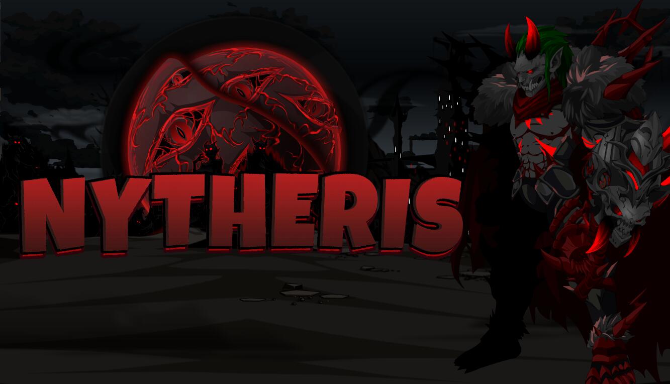 Discovery splash banner for Nytheris AQ | 10th Month Discord server