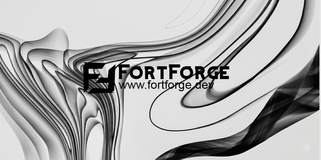 Discovery splash banner for FortForge | Fortnite Hub Discord server