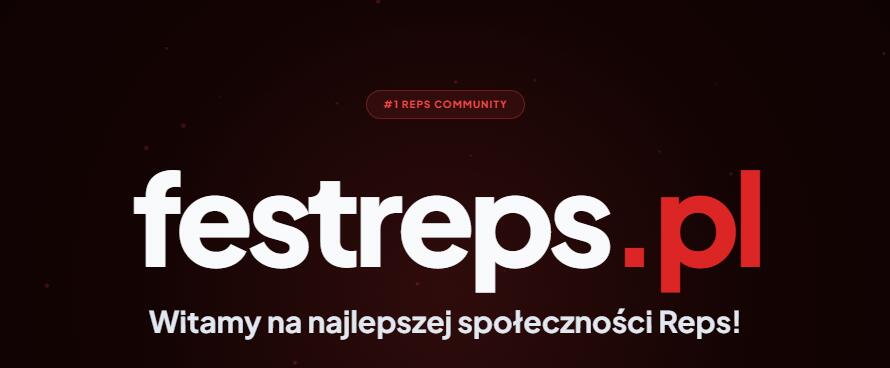 Discovery splash banner for FestReps Community Discord server