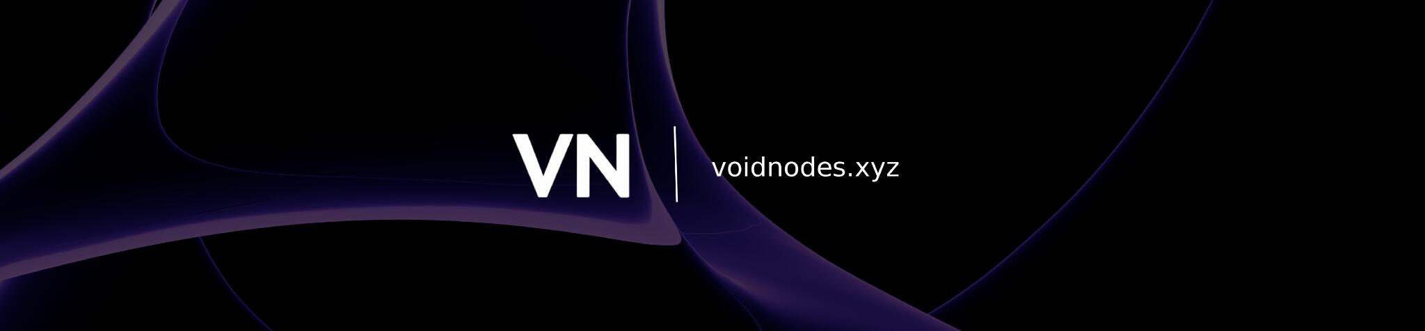 Discovery splash banner for Void Nodes Discord server