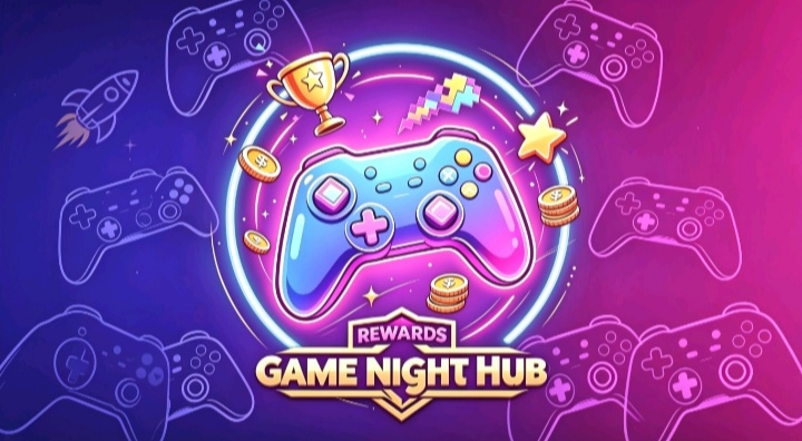 Discovery splash banner for Game Night Hub | Steal an Egg Spawn Notifier and Predictions Discord server