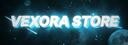 Discovery splash banner for Vexora Store Discord server