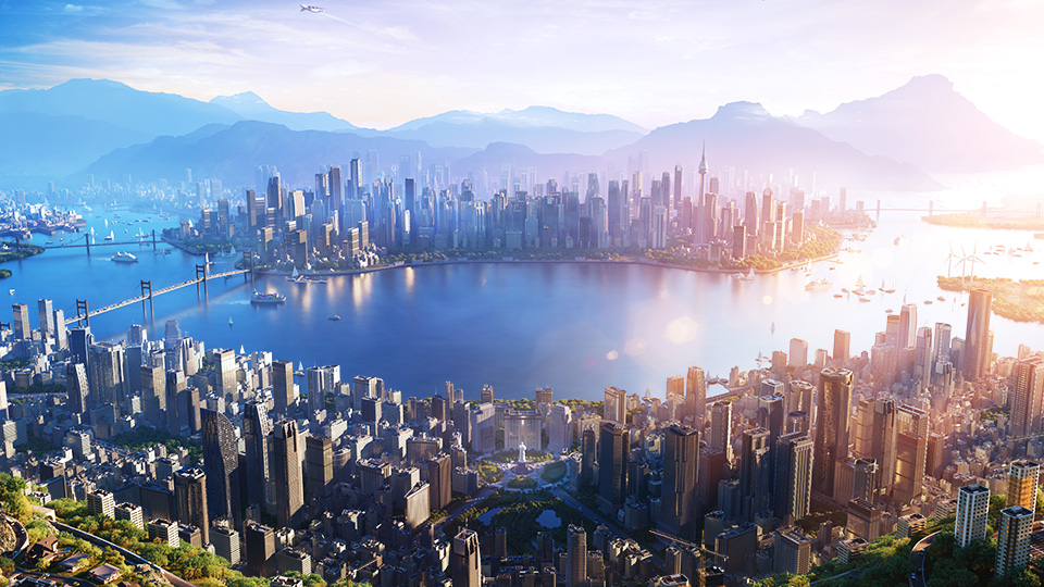 Discovery splash banner for Cities: Skylines Discord server