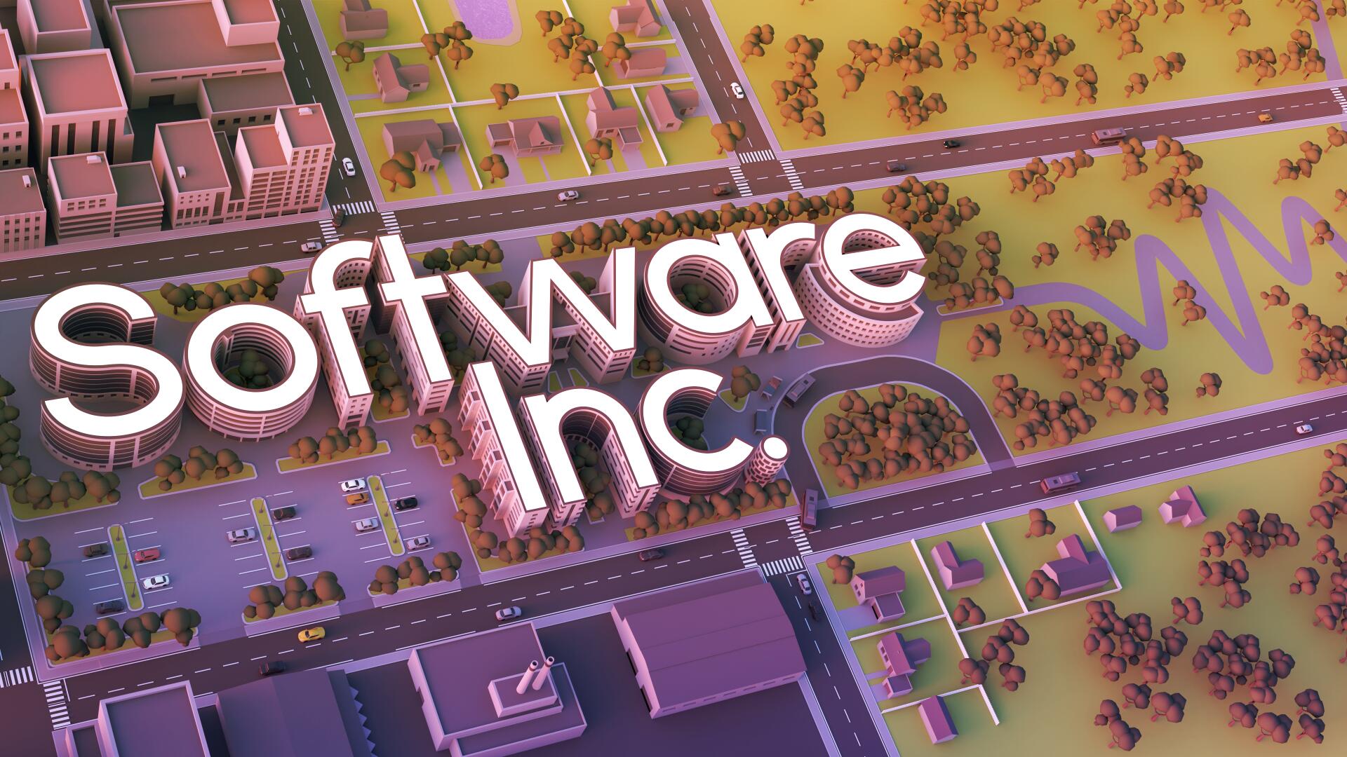 Discovery splash banner for Software Inc. Discord server