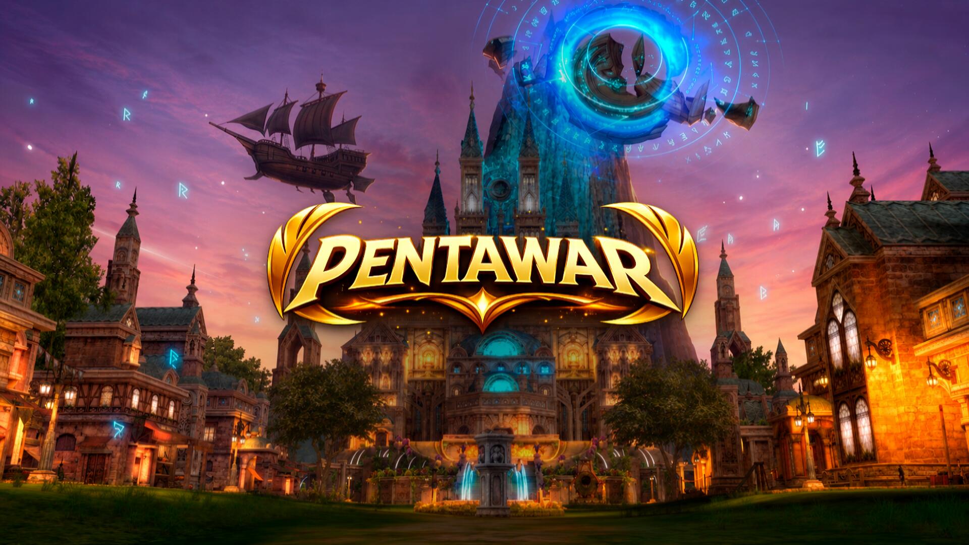 Discovery splash banner for PentaWar - September 18 Discord server