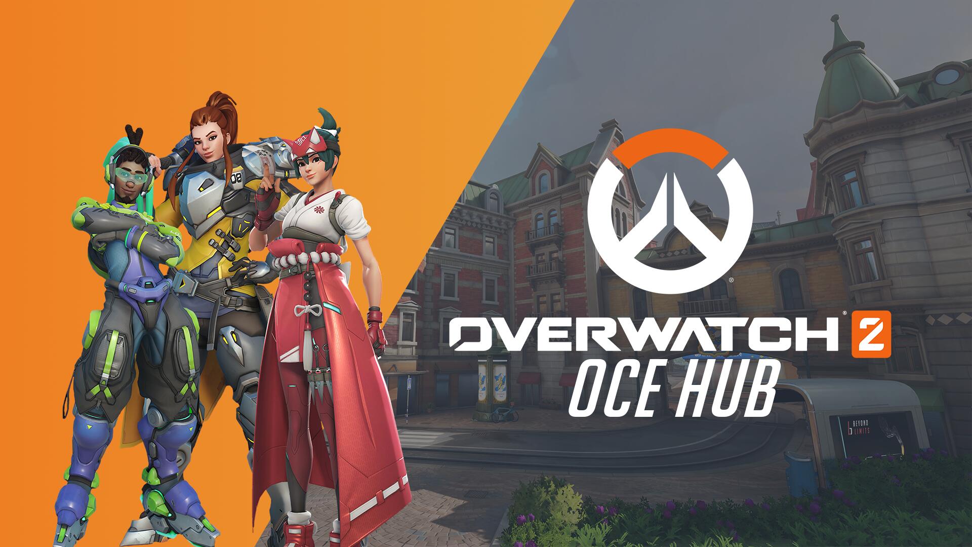 Discovery splash banner for Overwatch OCE Hub Discord server