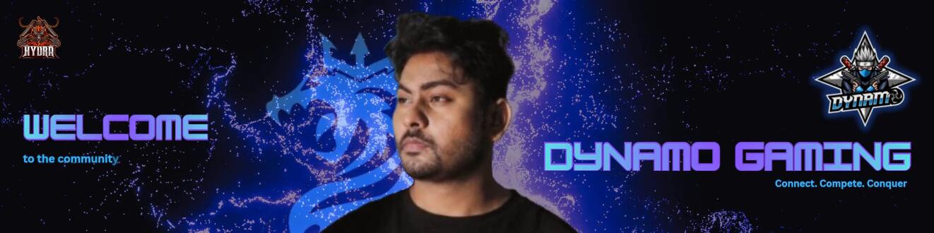 Discovery splash banner for Dynamo Gaming 🇮🇳 Discord server