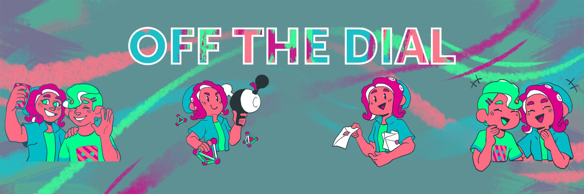 Discovery splash banner for Off the Dial Discord server