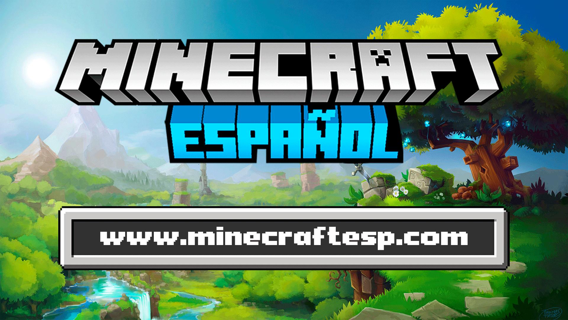 Discovery splash banner for Minecraft Español Discord server