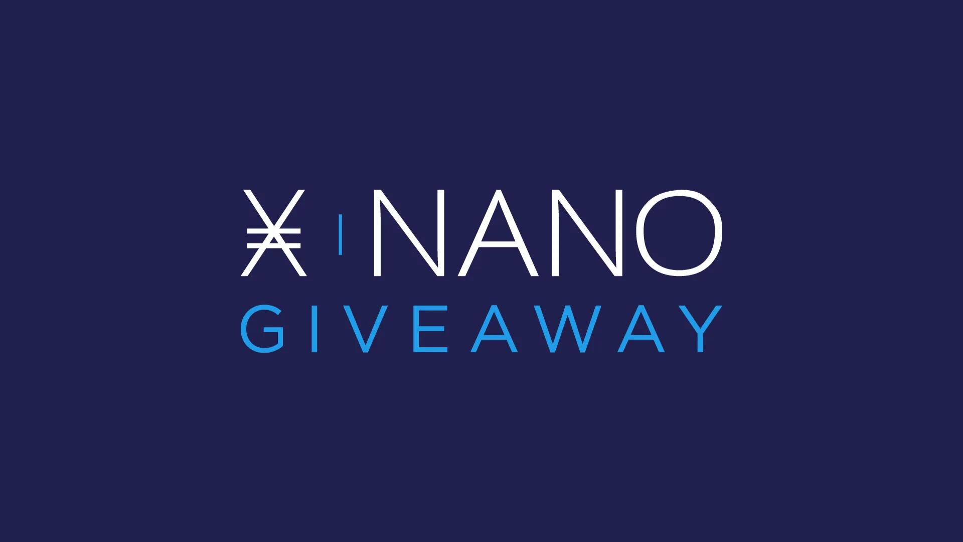 Discovery splash banner for Nano Giveaway Discord server