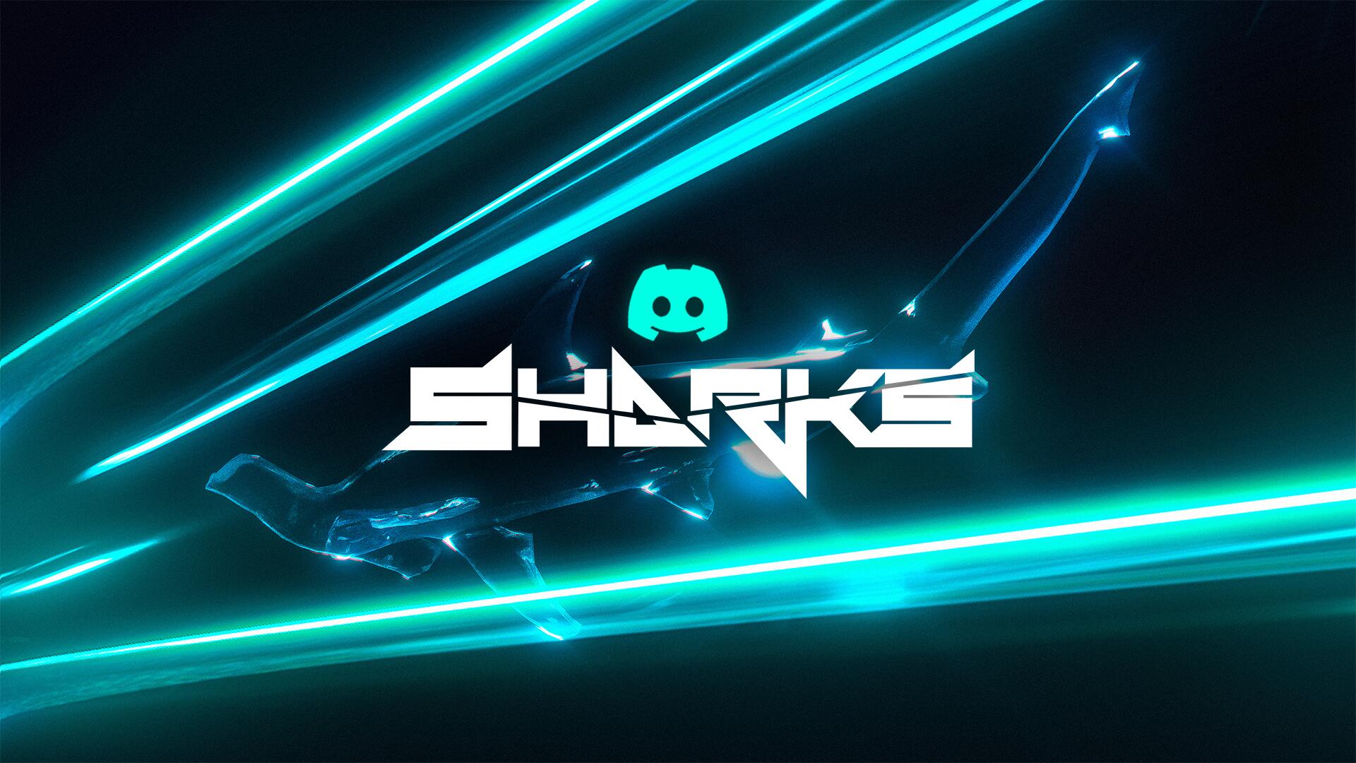 Discovery splash banner for Sharks Music Server Discord server