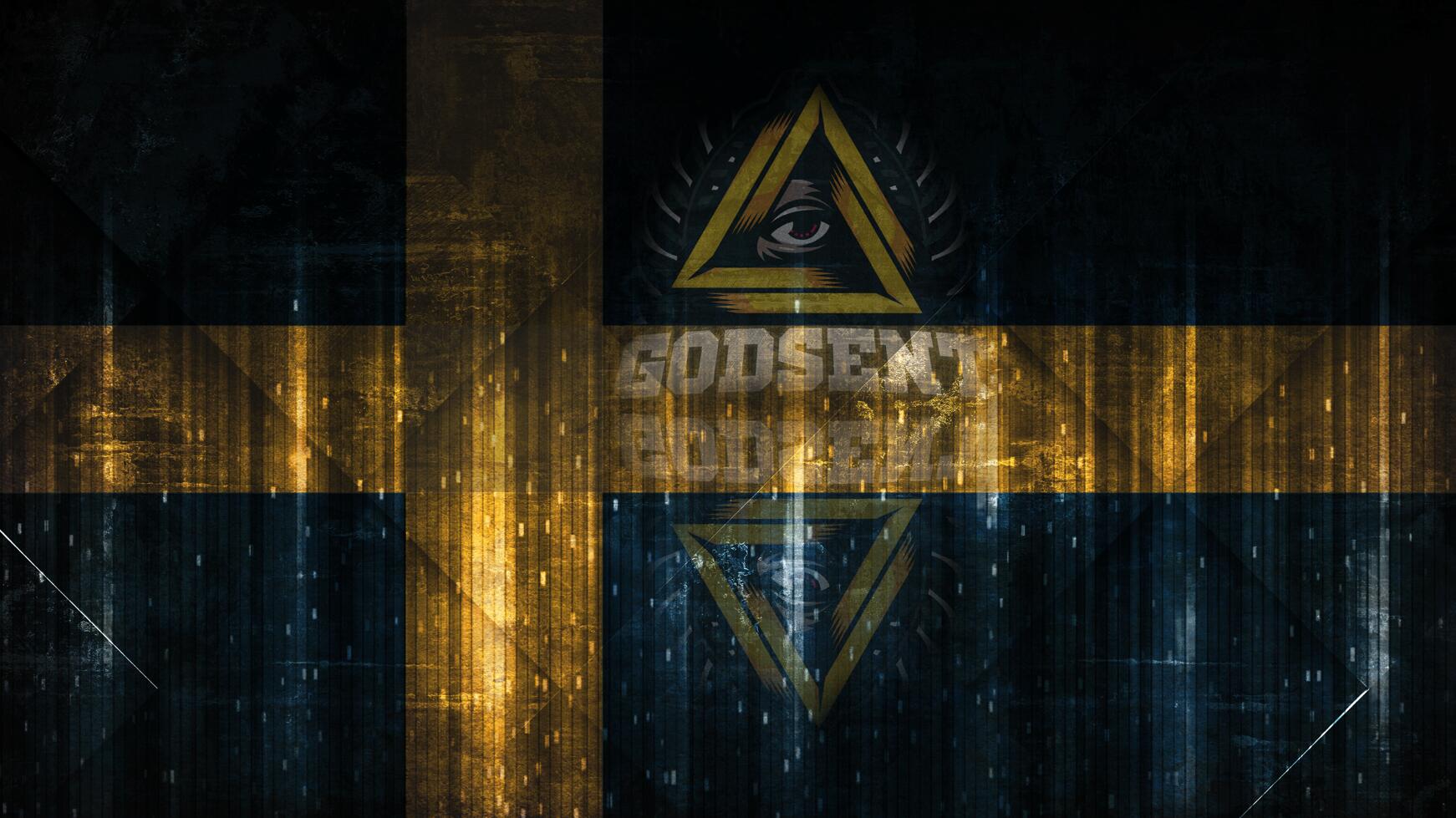 Discovery splash banner for GODSENT Discord server