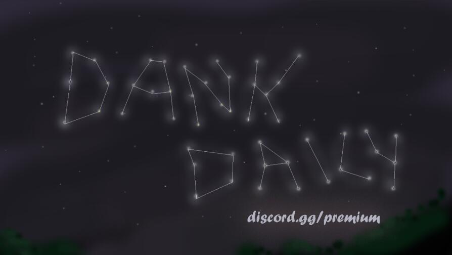 Discovery splash banner for Dank Daily Discord server
