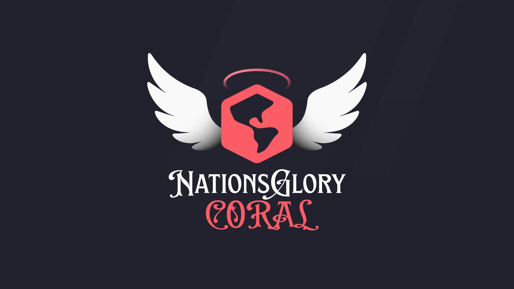 Discovery splash banner for NationsGlory Coral Discord server