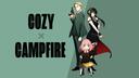 Discovery splash banner for Cozy Campfire Discord server