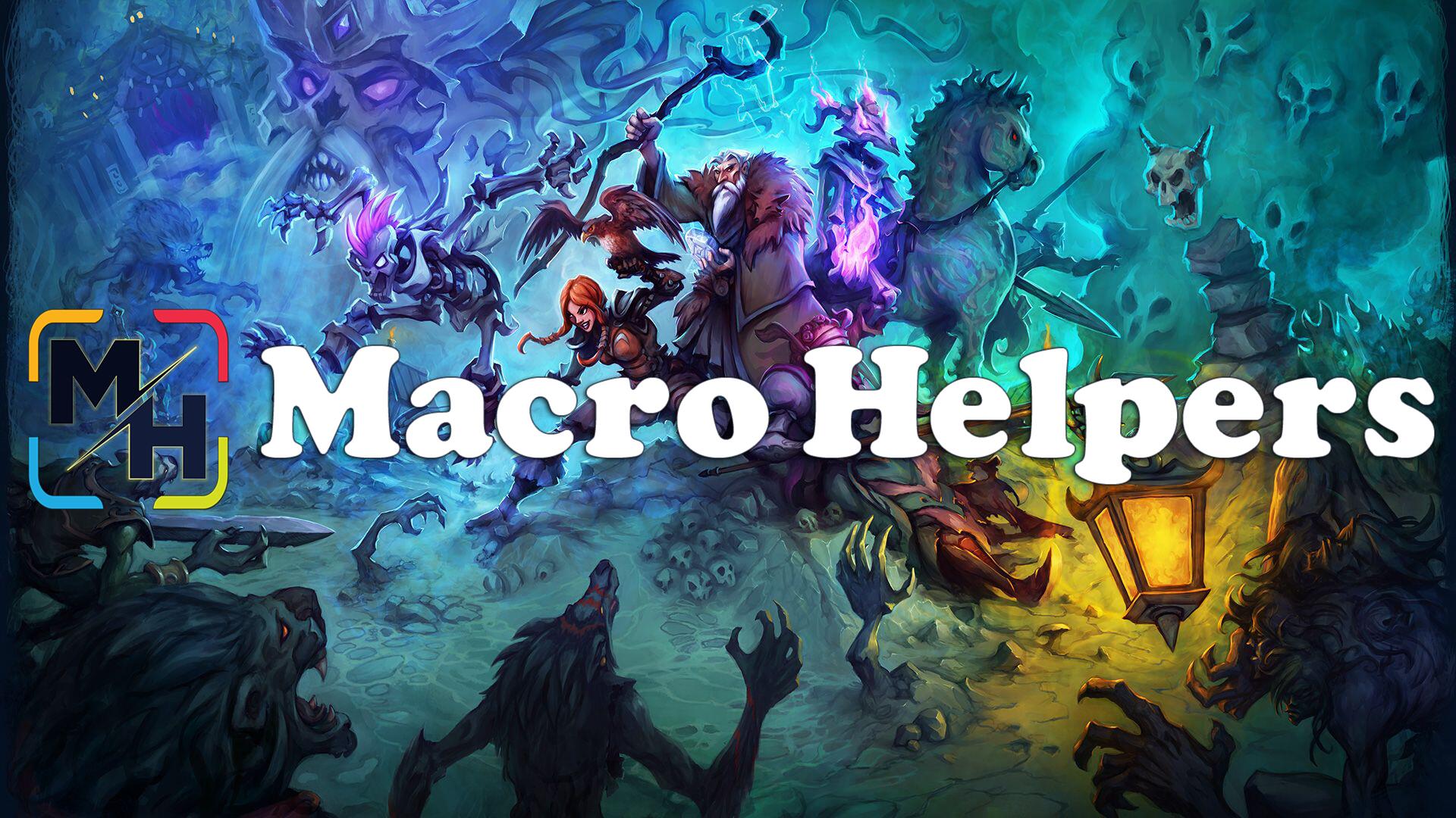 Discovery splash banner for Macro Helpers Discord server