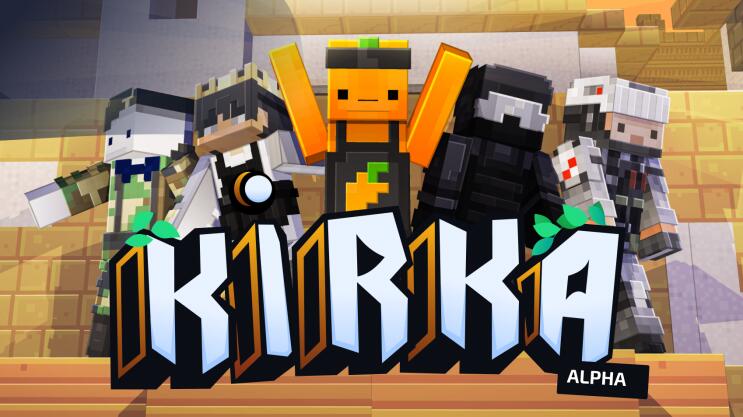 Discovery splash banner for Kirka.io Discord server